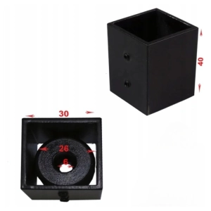 Uchwyt do Profili 25x25 Mocowanie Centralne balustrady harfy wysoka jakość